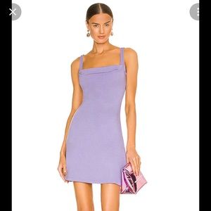 Miaou ginger dress im violet -xs